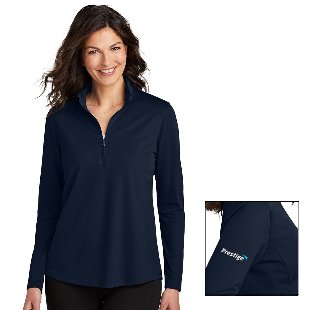 $26 - Port Dry Zone UV Micro-Mesh 1/4 Zip