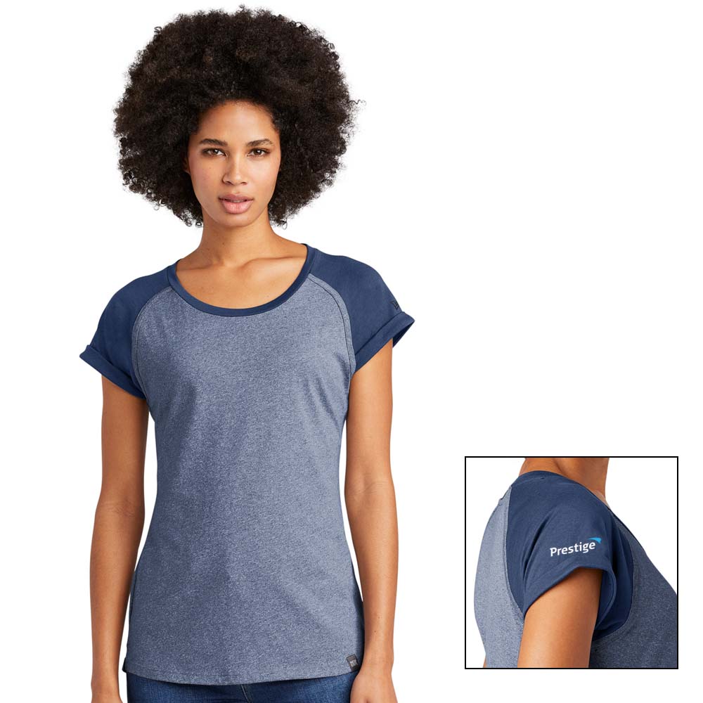 $15 - New Era Women's Heritage Blend Varsity Tee