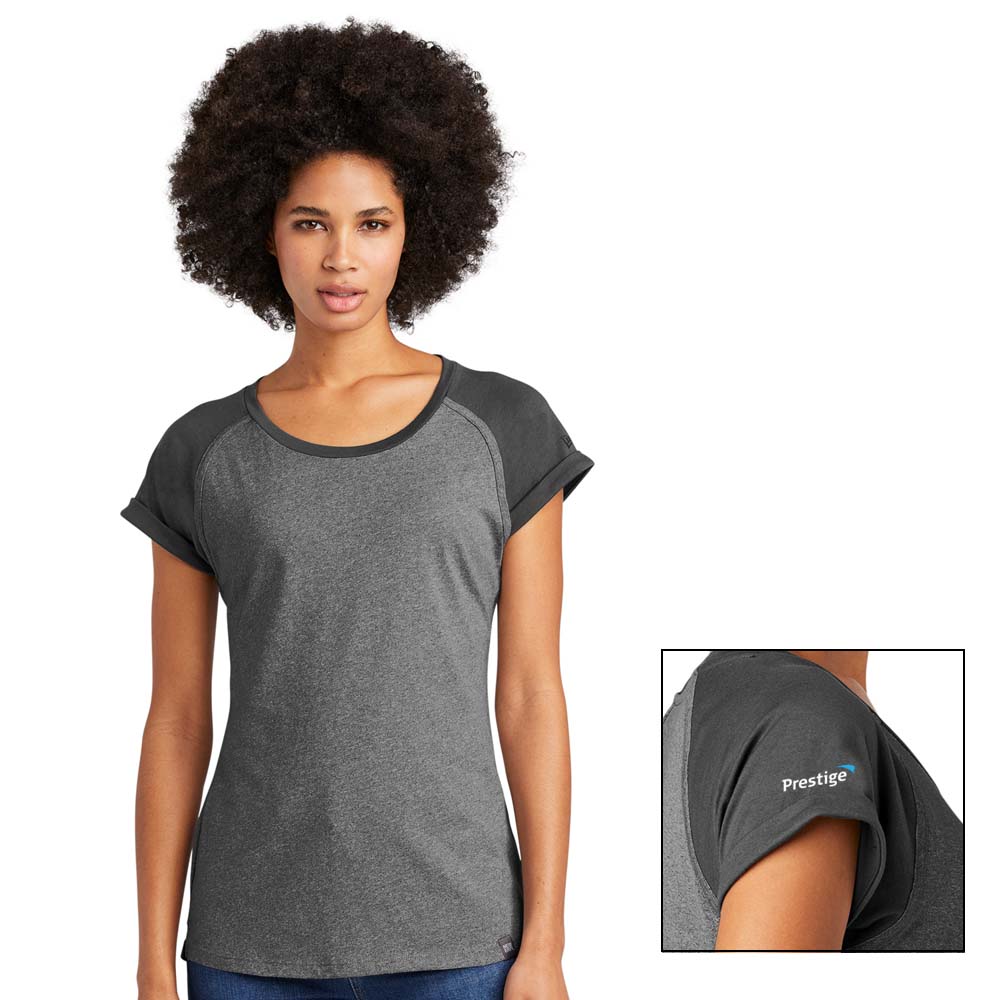 $15 - New Era Women's Heritage Blend Varsity Tee