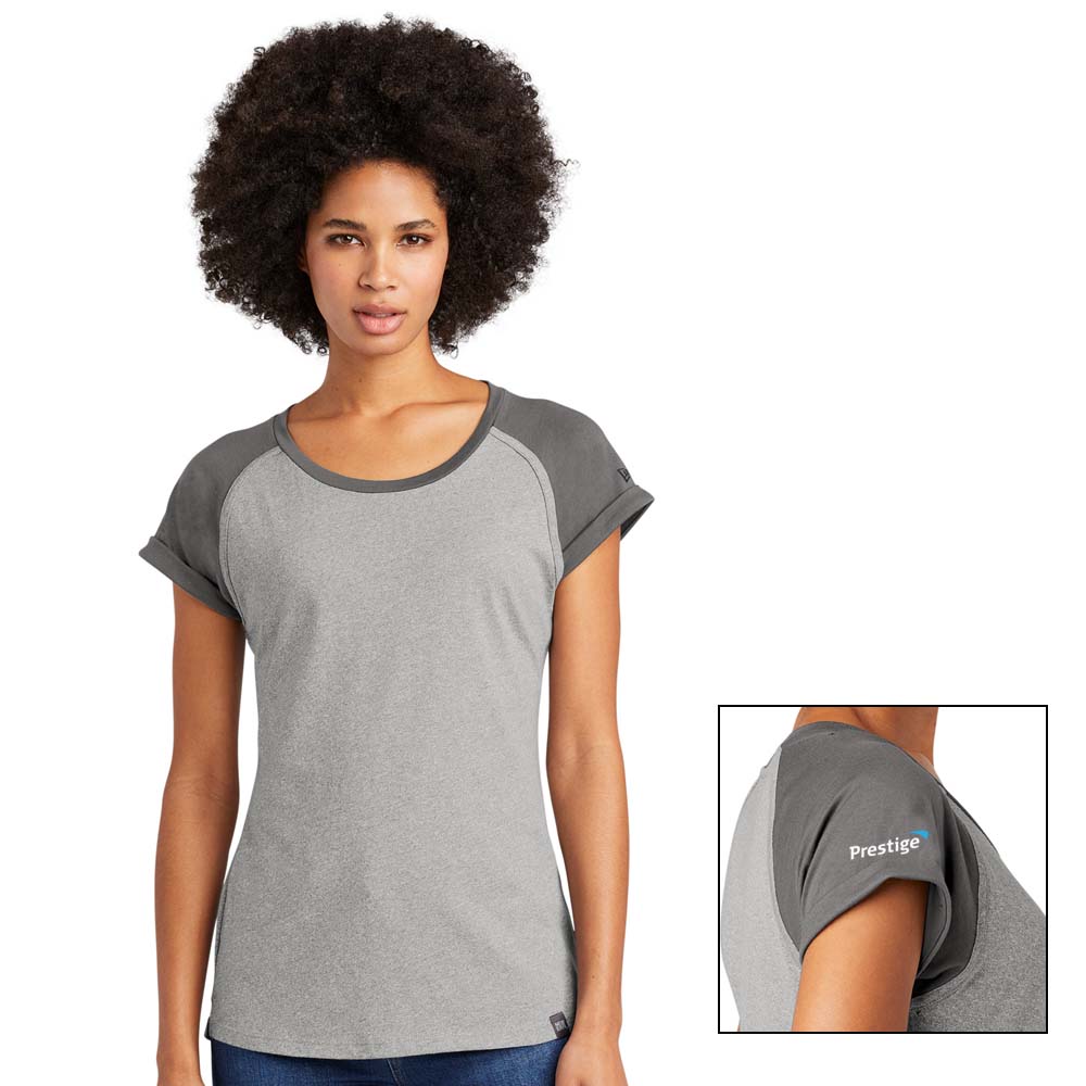 $15 - New Era Women's Heritage Blend Varsity Tee